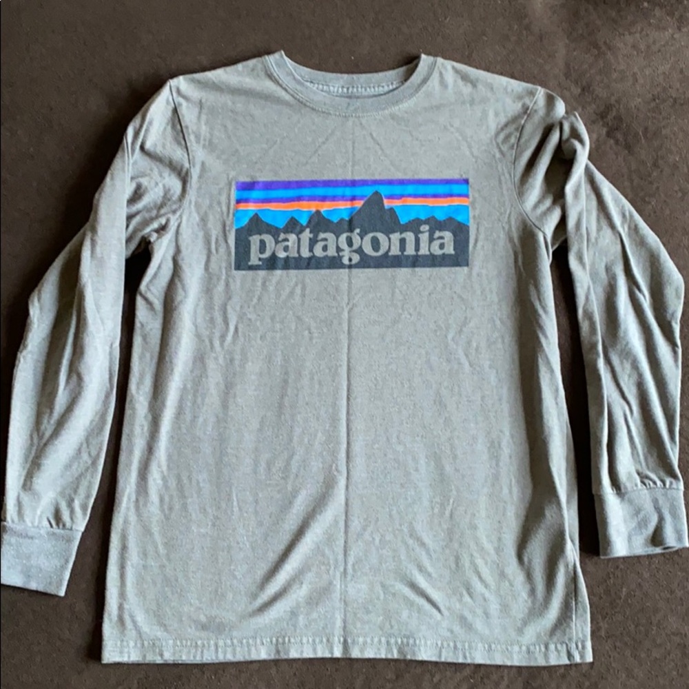 Patagonia L/S Boys T-Shirt - Sz. M (10)